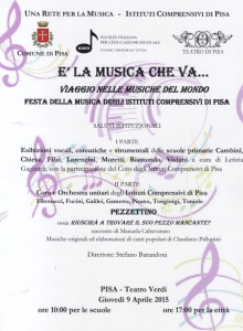 Festa della musica Locandina